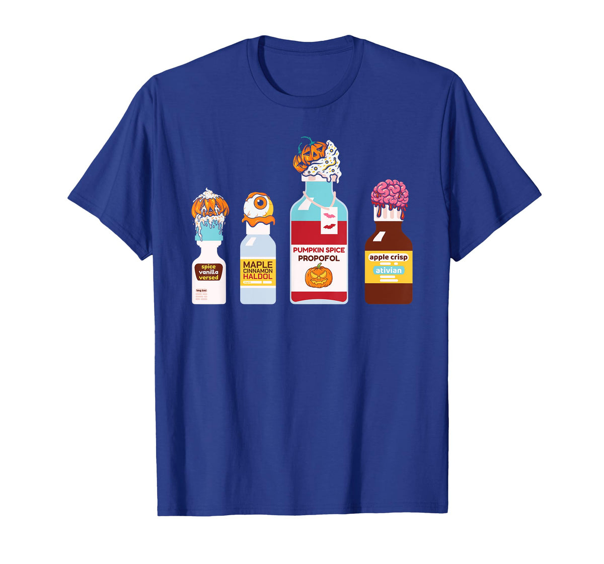 Funny Halloween Crna Pacu ER ED ICU Nurse Critical Care T-Shirt