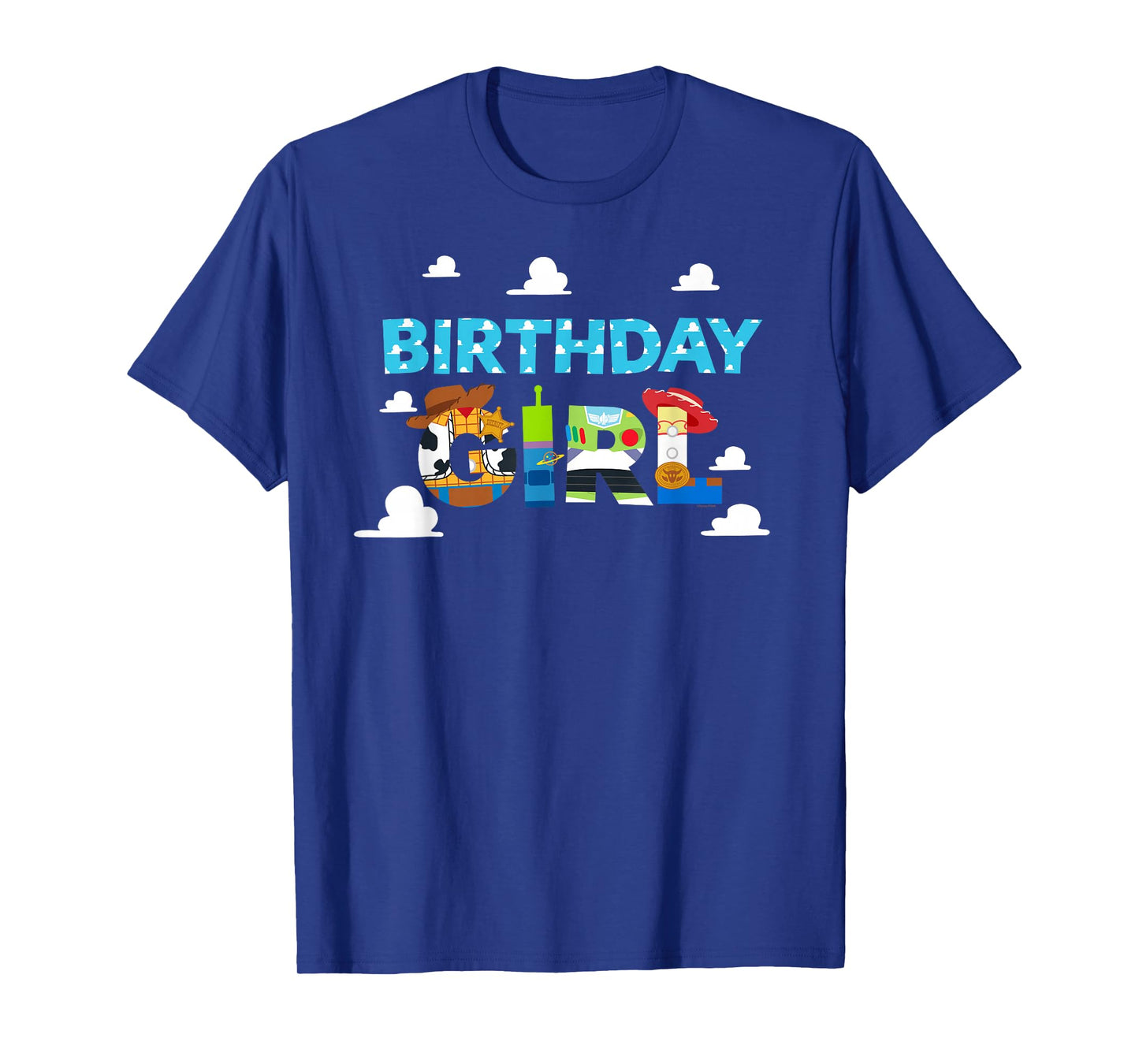 Disney and Pixar’s Toy Story Clouds Birthday Girl T-Shirt