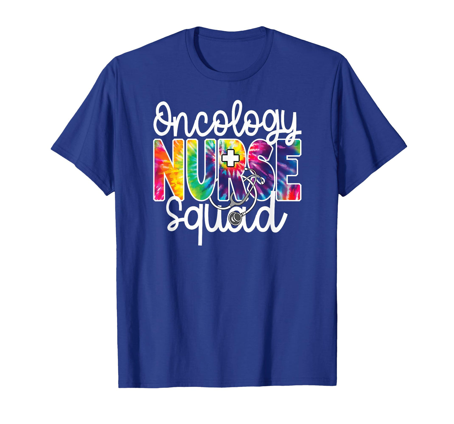Oncology Nurse Squad Tie Dye Rainbow Team Appreciation Day T-Shirt