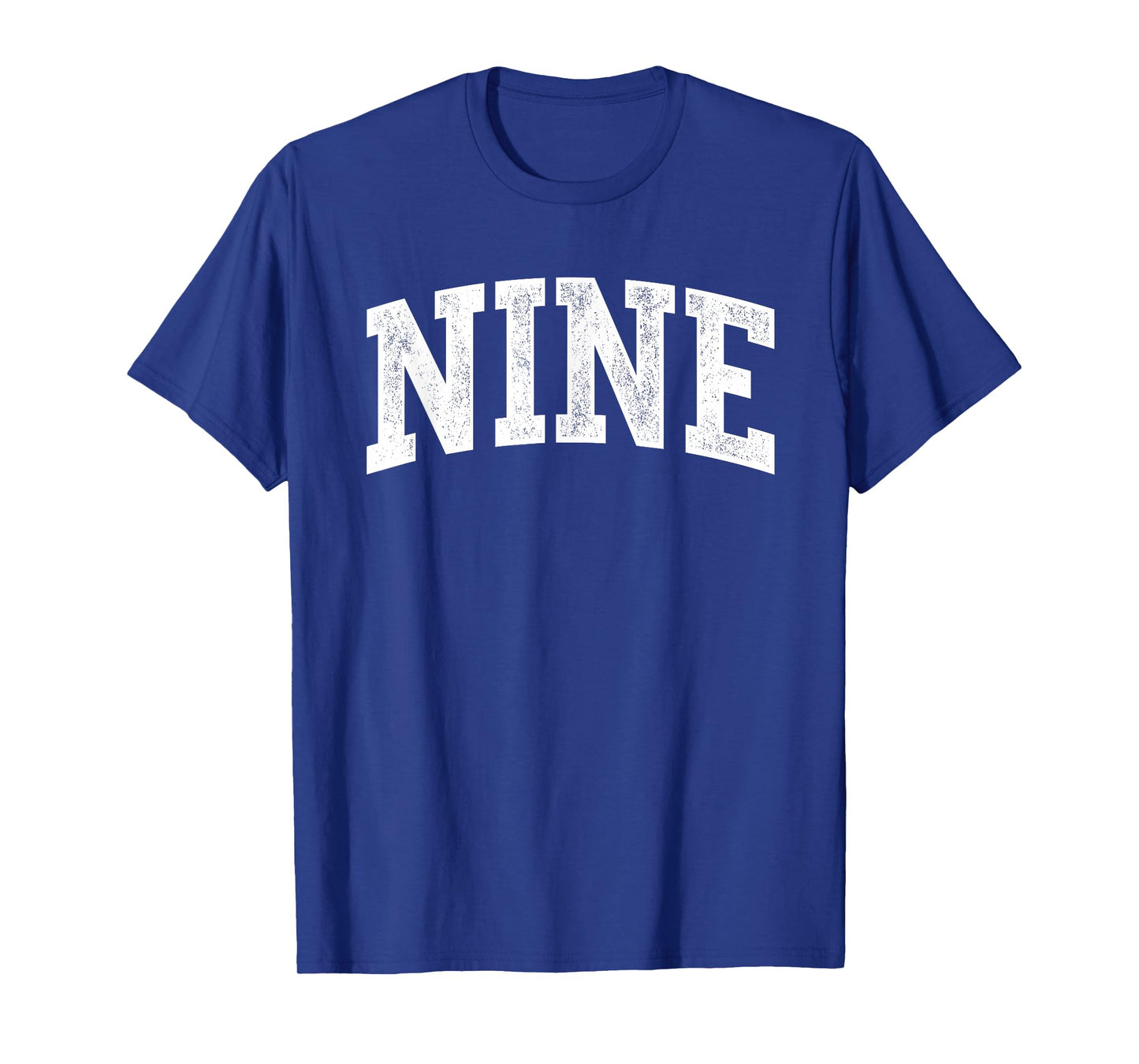 Nine Minimalist 9th Birthday Design 9-Year-Old T-Shirt