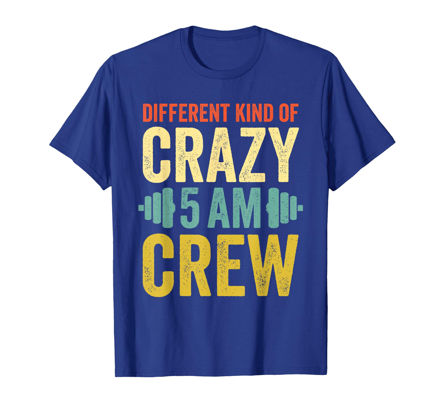 Workout Squad 5AM Crew Funny Gym Quote Vintage Retro T-Shirt