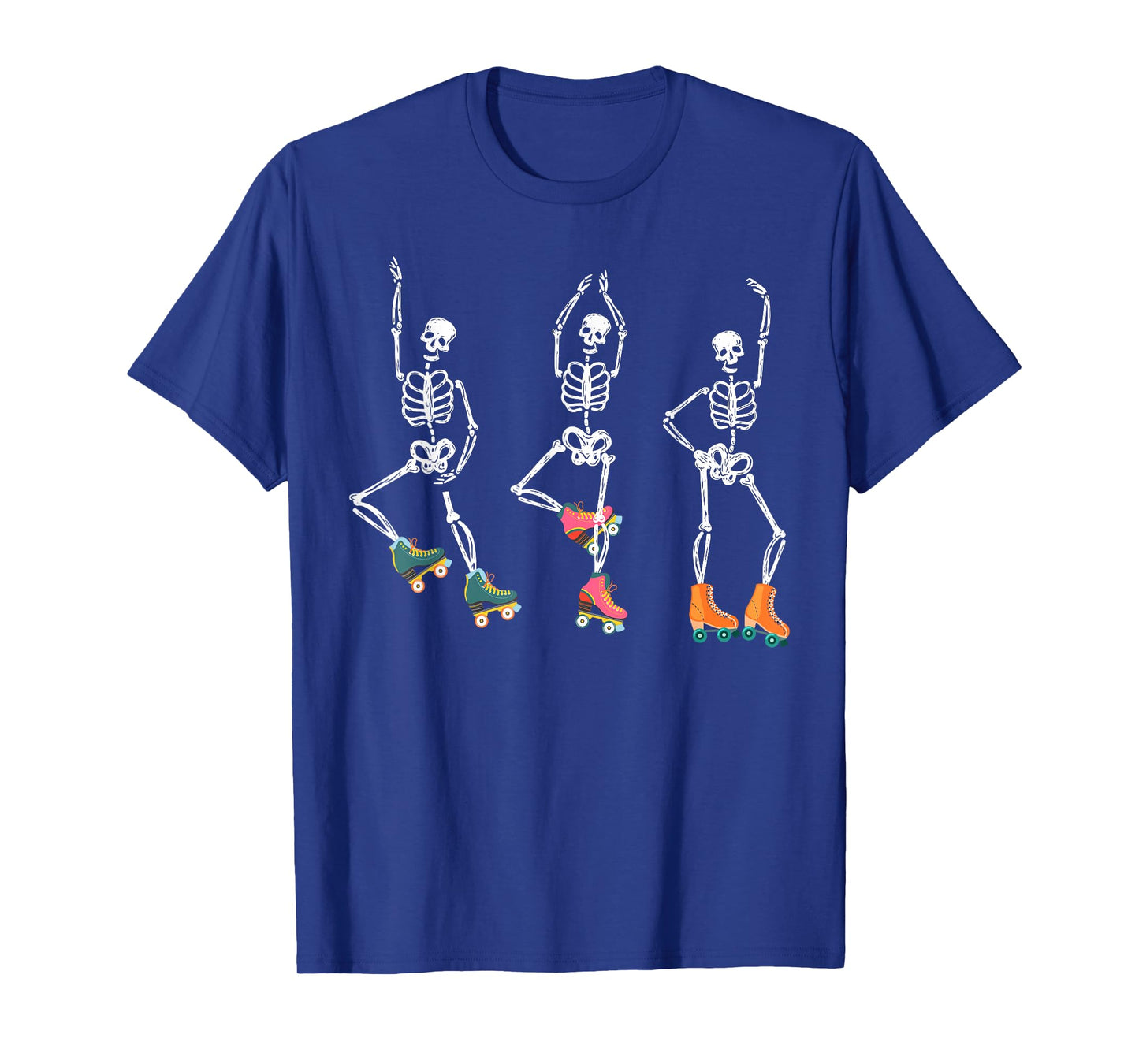 Dancing Skeletons Roller Skate Roller Skater Roller Skating T-Shirt