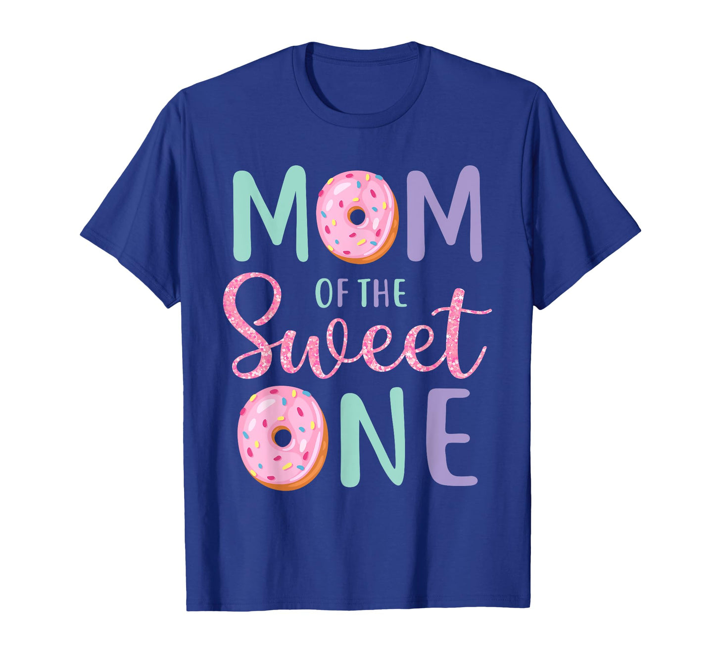 Mom of The Sweet One First Birthday Matching Family Donut T-Shirt