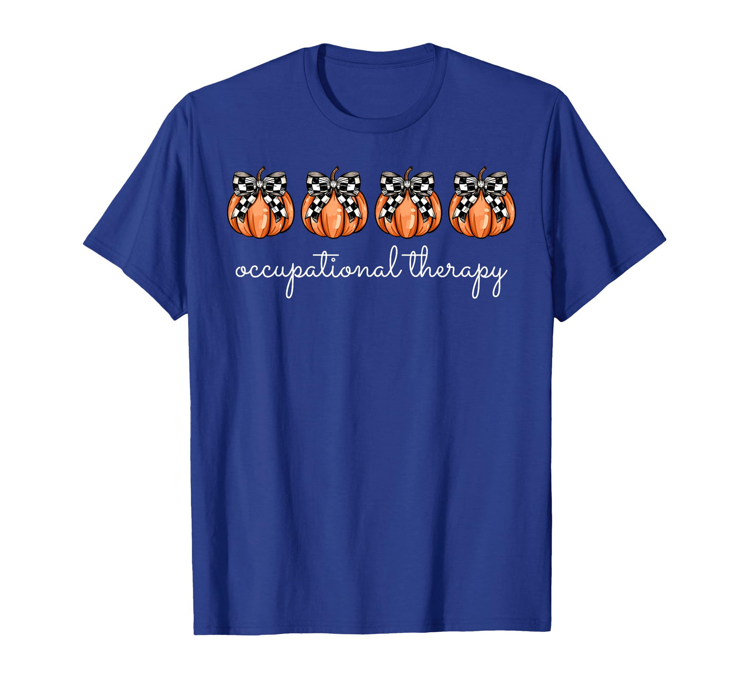 Occupational Therapy OT Pumpkin Coquette Bow Fall Halloween T-Shirt
