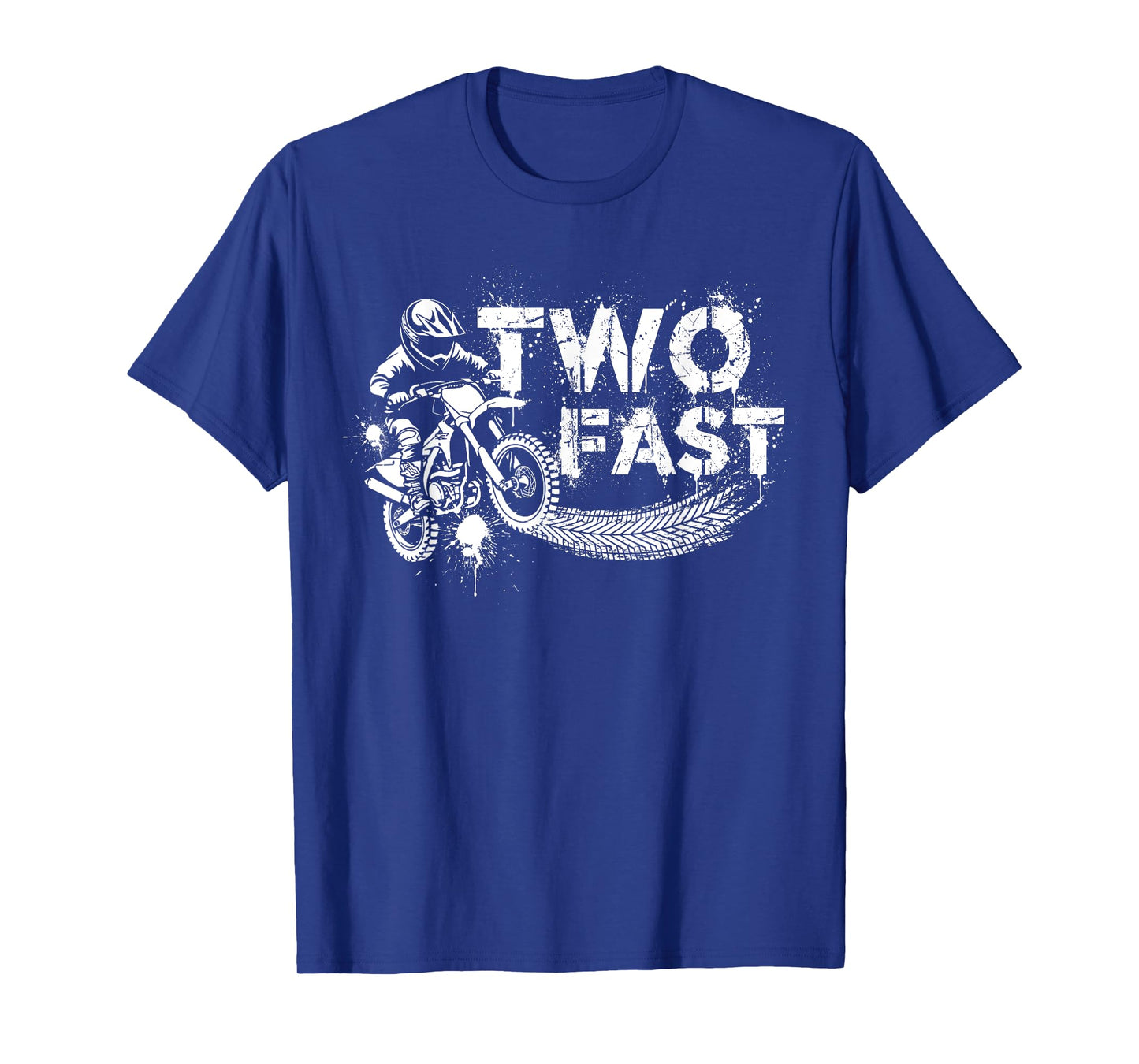 Two Fast Dirt Bike Birthday Decorations 2nd Birthday Boy T-Shirt