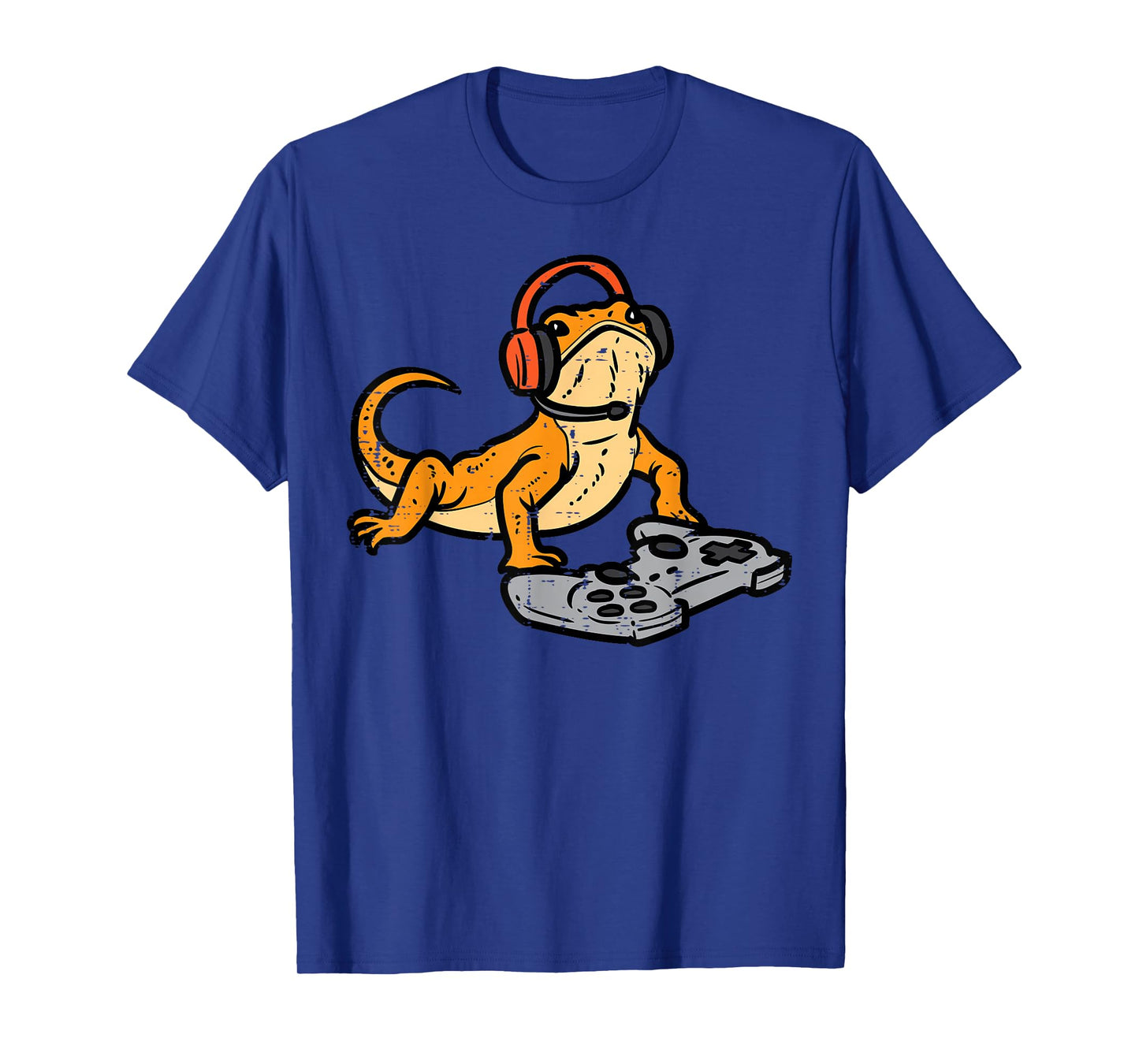 Bearded Dragon Video Gaming Funny Gamer Animal Men Boys Kids T-Shirt