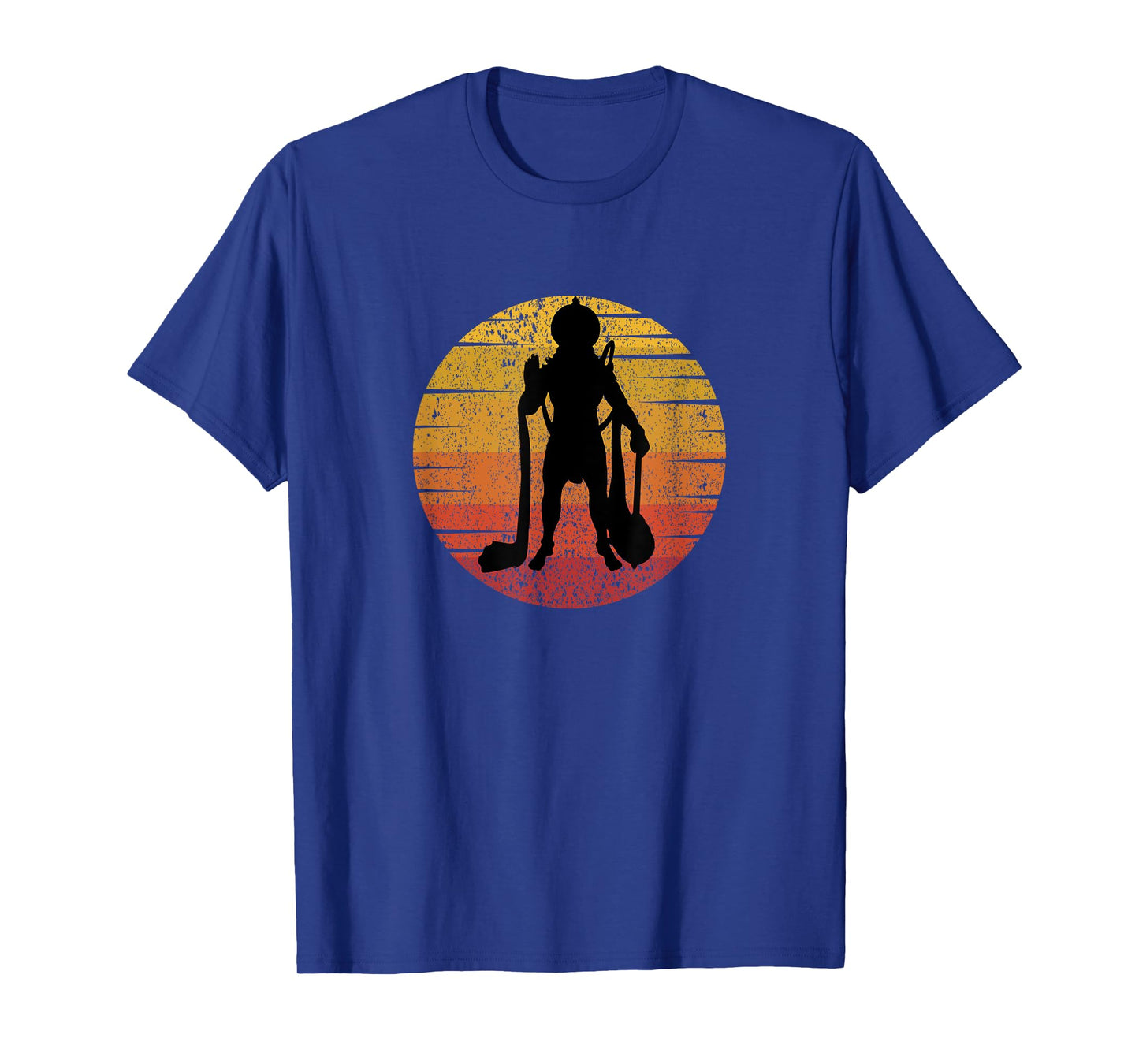 Retro Vintage Hindu God Lord Hanuman Monkey God Men Women T-Shirt
