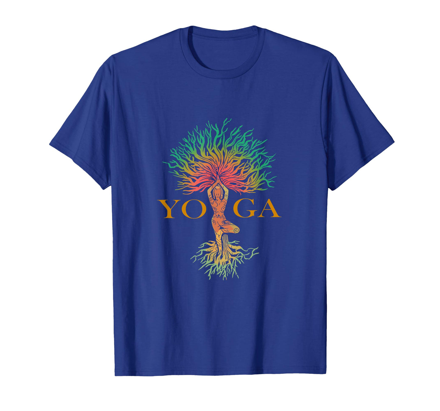 Tree of Life with Woman Yoga T-Shirt Chakra Haka Yoga T-Shirt