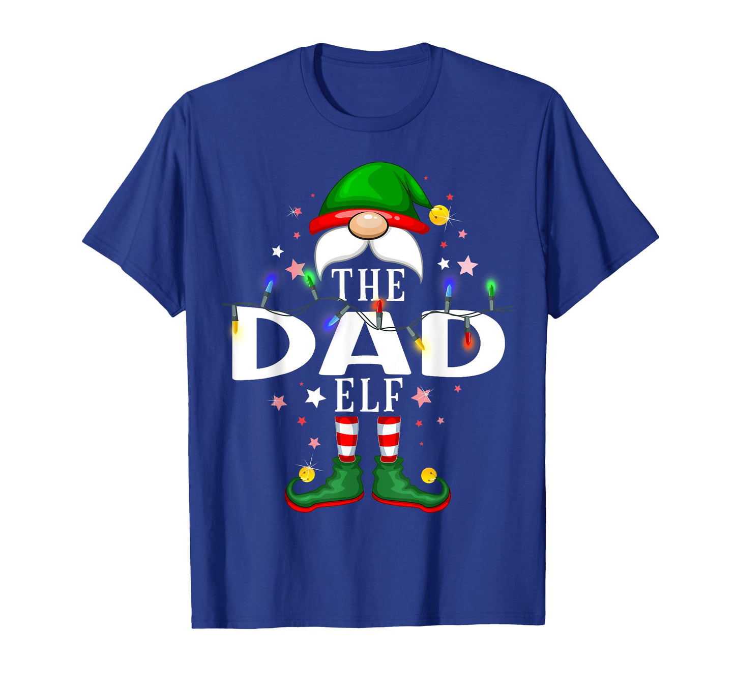 The Dad Elf Christmas Family Pajama Party T-Shirt