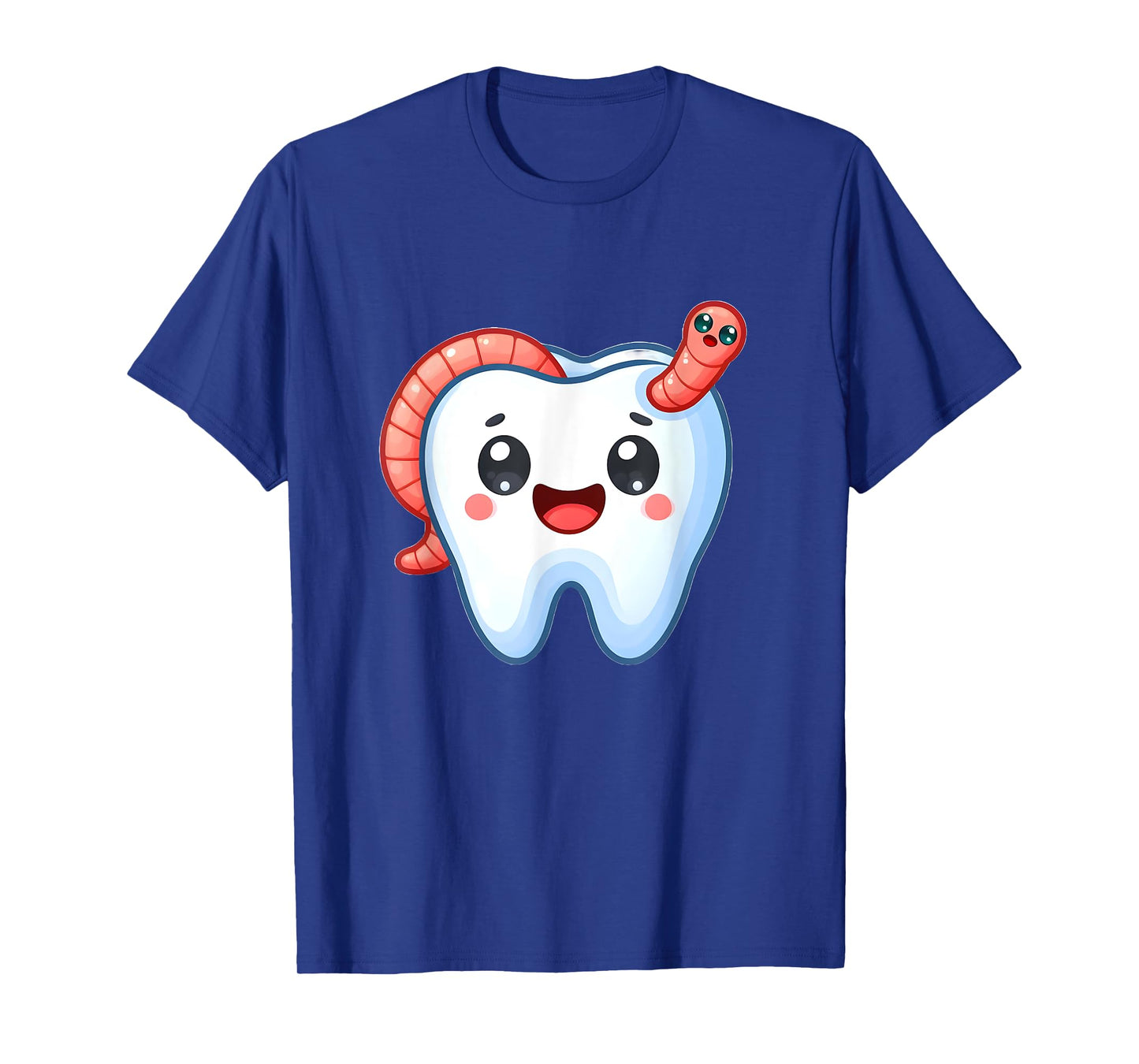 Funny Tooth with Worm in Cavity T-Shirt