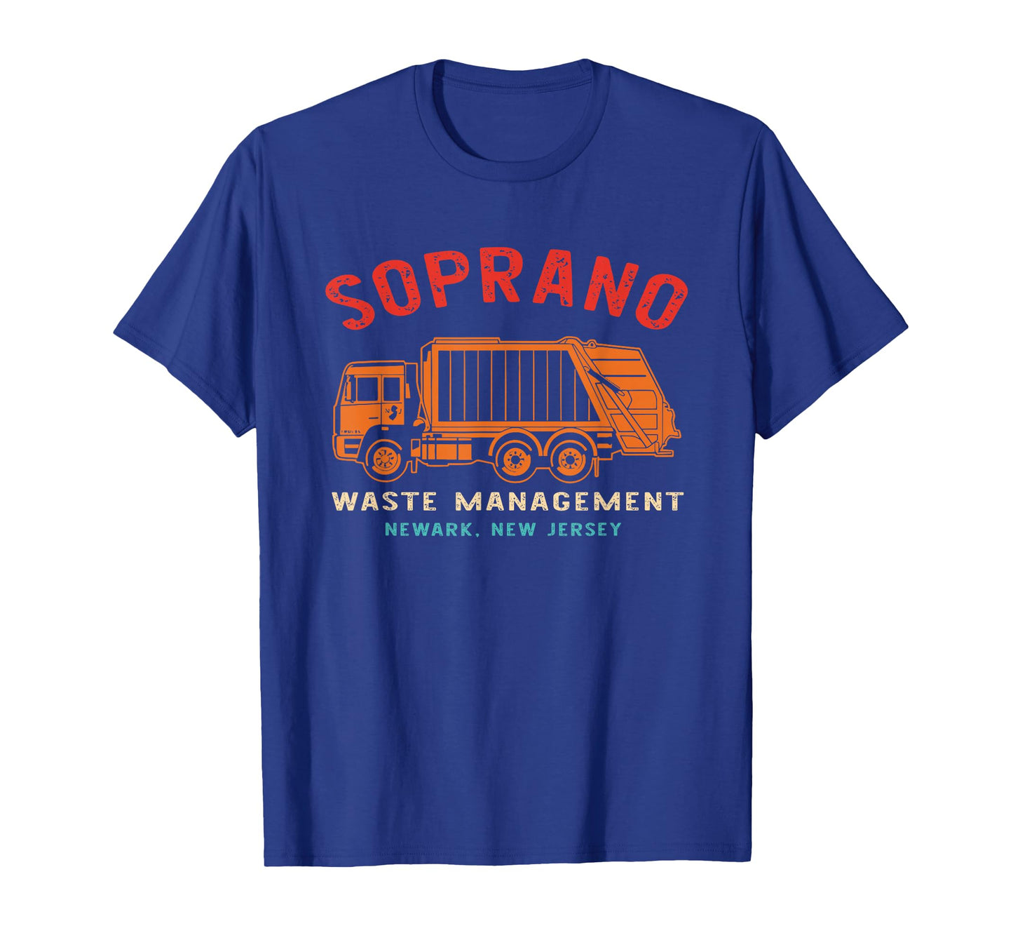 Soprano Waste Management Newark New Jersey Retro T-Shirt