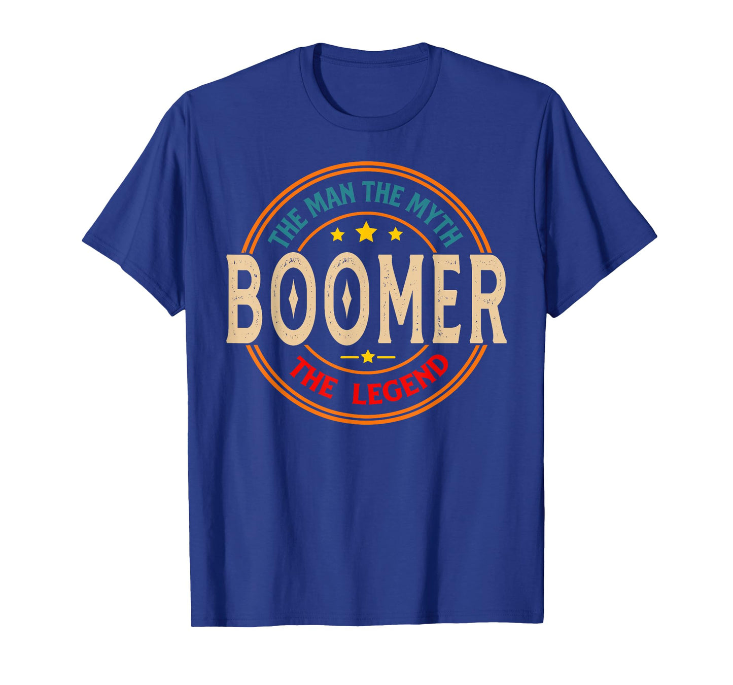 BOOMER The Legend The Man, Funny BOOMER Fathers Day T-Shirt