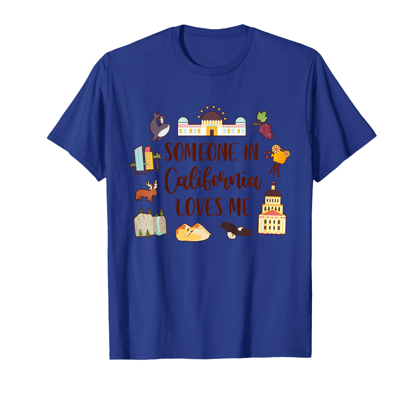 California Baby Travel Trip Someone In California Loves Me T-Shirt