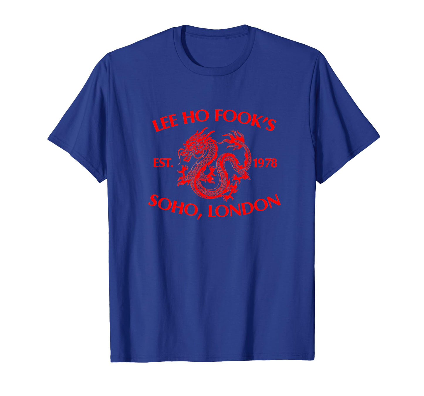 Le Ho Fooks Chinese Werewolf Restaurant Retro Vintage T-Shirt - Unisex-Adults - Black - Small - Short Sleeve - T-Shirt
