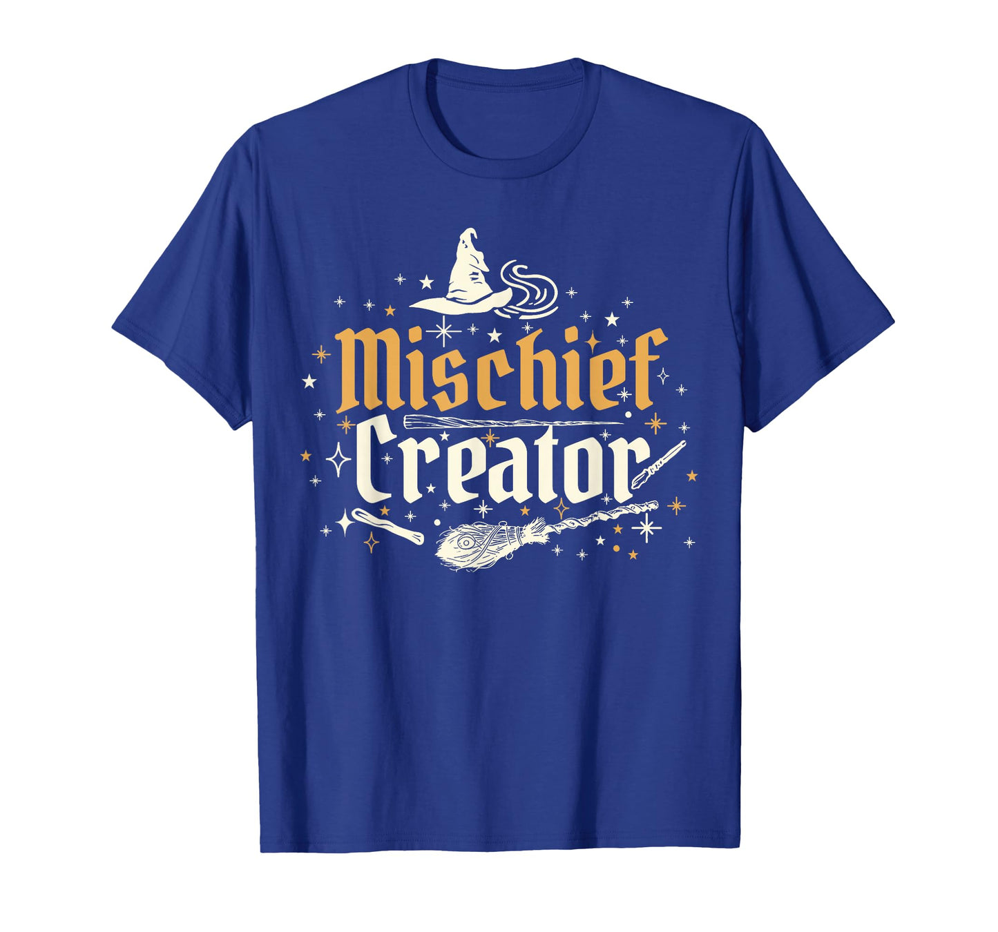 Funny Magical Mischief Creator Wizard Birthday Boys Girls T-Shirt