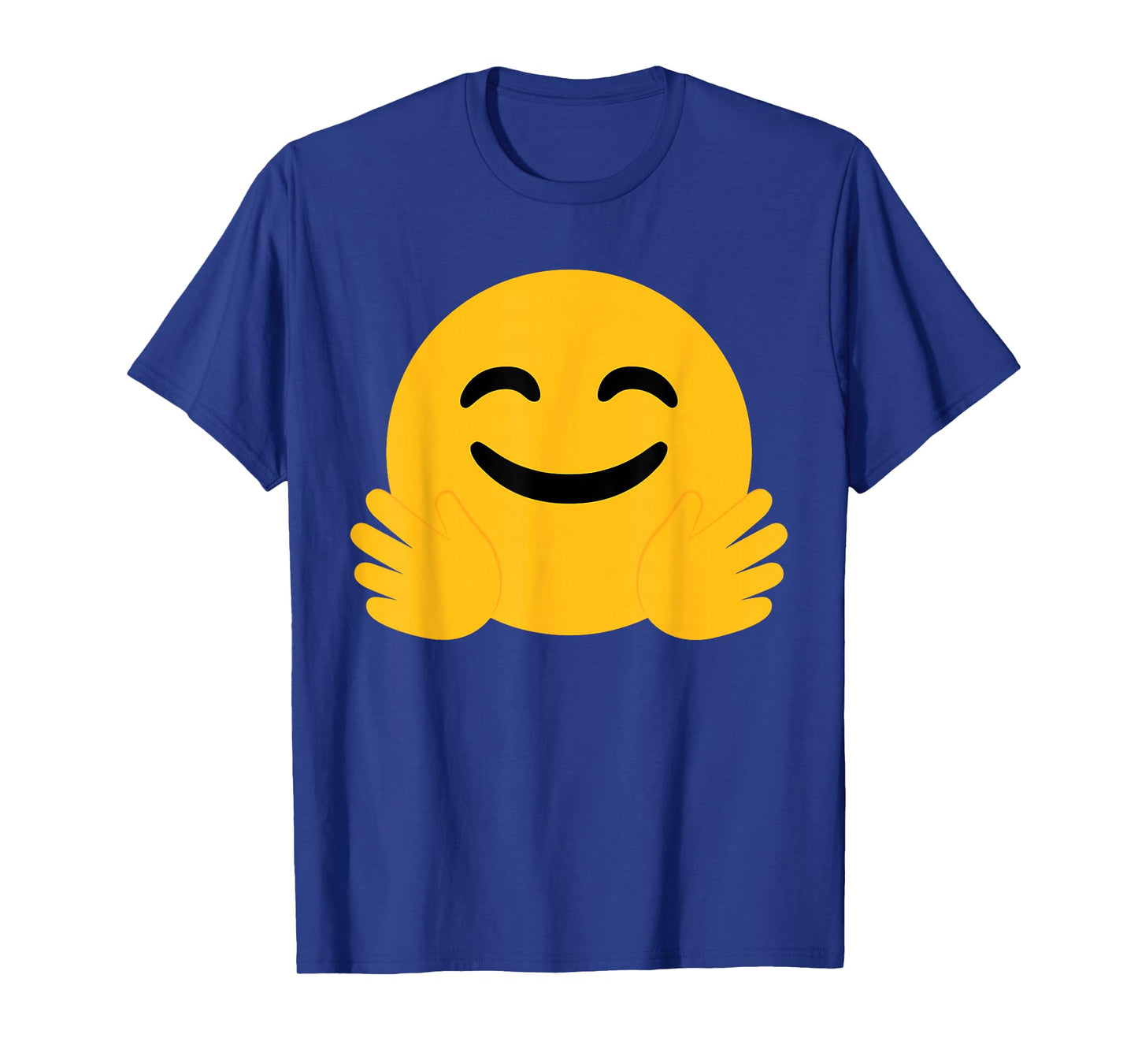 Funny Emoticon Face with Hugging Hands T-Shirt