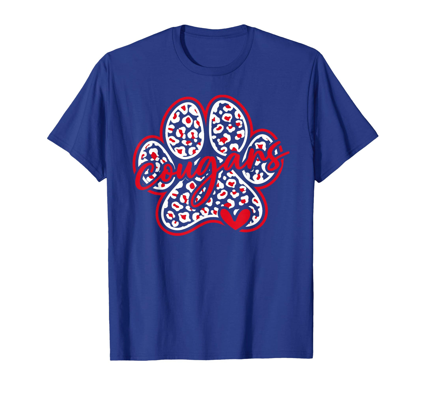 Vintage Cougars School Sports Team Spirit Back To School T-Shirt
