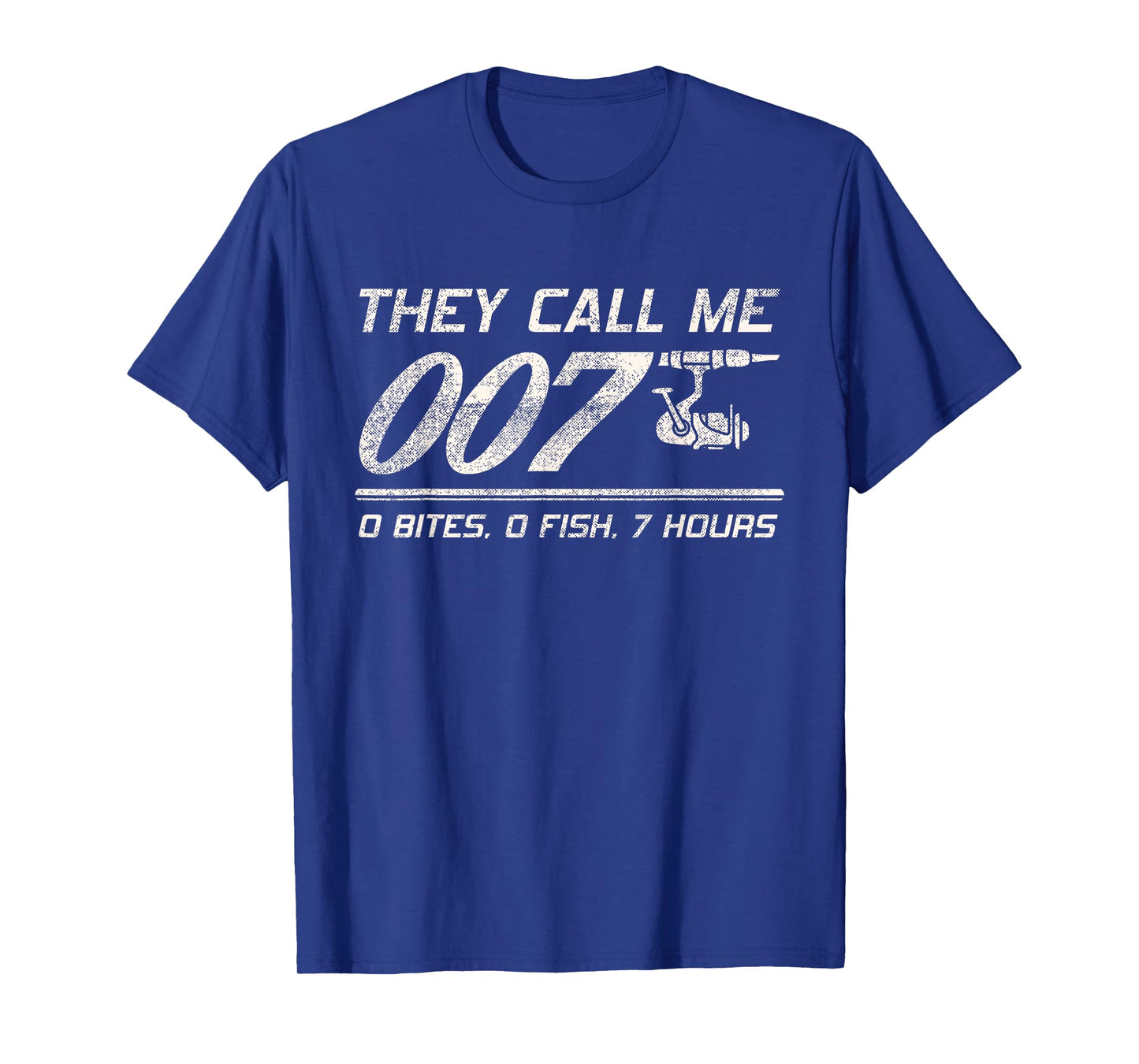 4anglers Fisherman Joke Dad - They Call Me 007 - Funny Fishing Humor T-Shirt