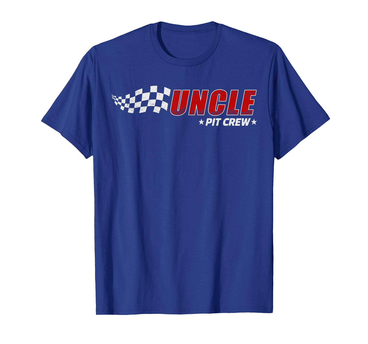 Uncle Pit Crew Race Car Birthday Family Matching Pit Crew T-Shirt