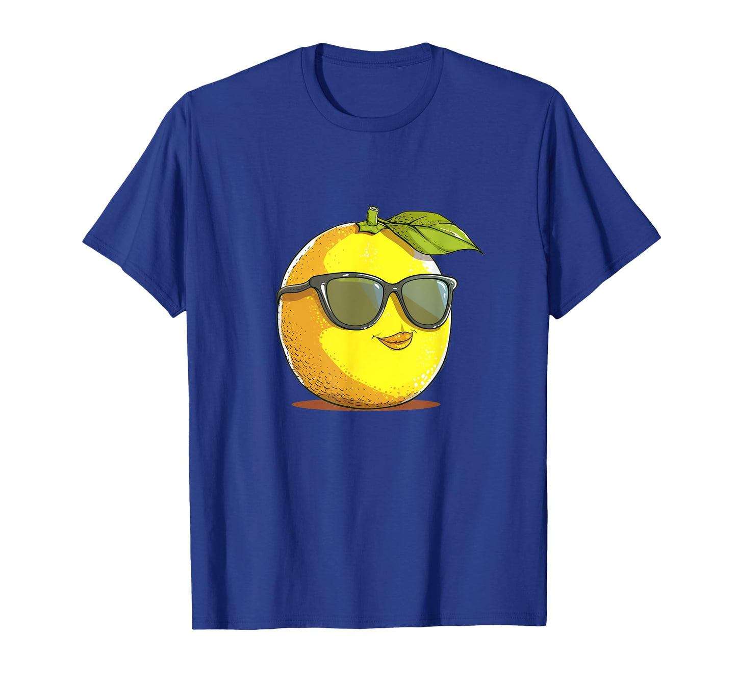 Funny Lemon Face with Sunglasses and Fun for Fruits Lovers T-Shirt