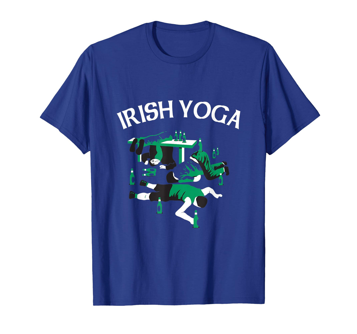 Irish Yoga Funny St. Patricks Day Drinking T-Shirt