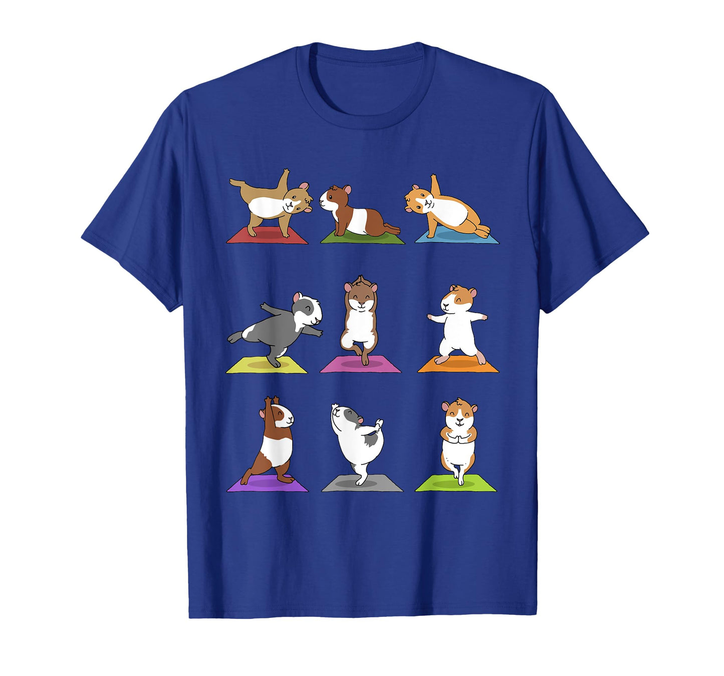 Guinea Pig T-Shirt Funny Guinea Pigs In Yoga Poses Tee T-Shirt
