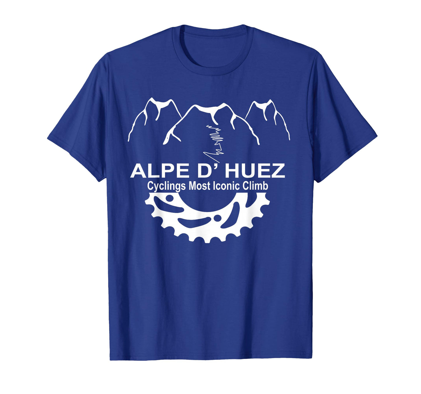 France Alpe D' Huez Climb Novelty Cycling Gift T Shirt T-Shirt