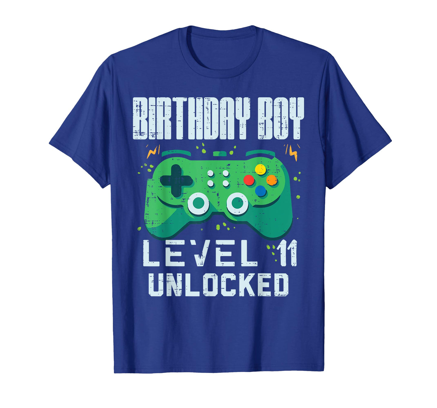 Birthday Boy Level 11 Unlocked Gamer Controller 11th Bday T-Shirt