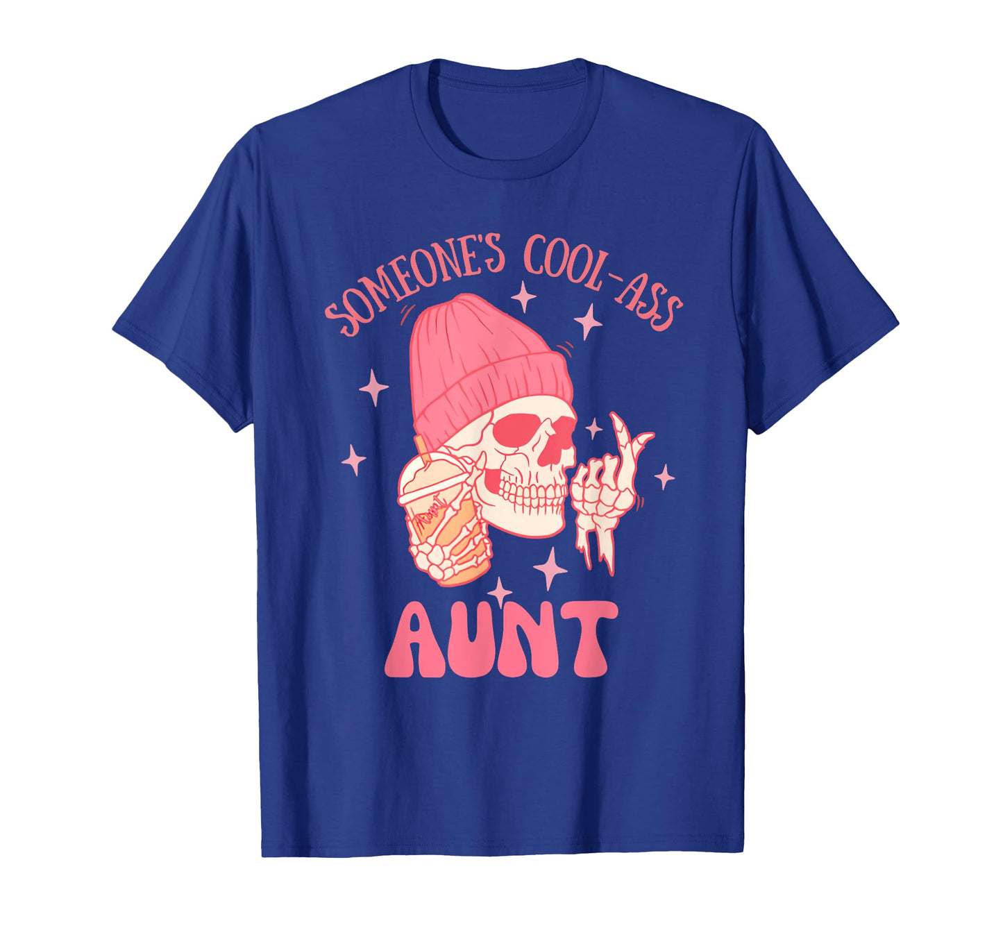 Someone's Cool Ass Aunt Cool Auntie Club Skull Skeleton T-Shirt