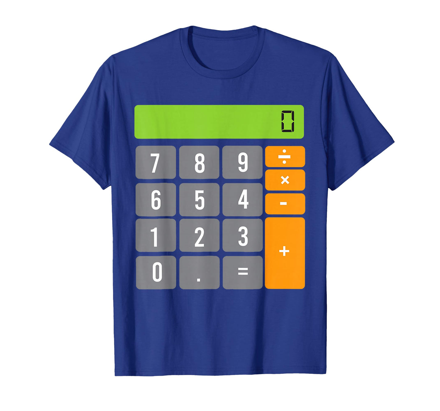 Calculator Costume Halloween Easy Cosplay Math Geek T-Shirt