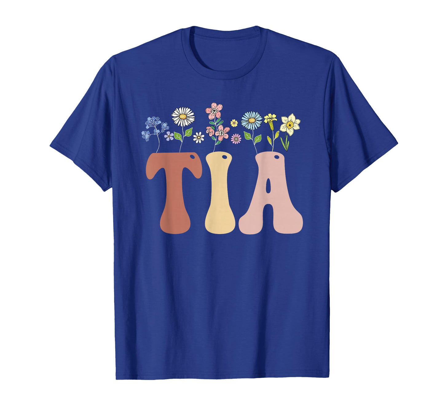 Tia Gifts Women Wildflower Floral Design Tia T-Shirt