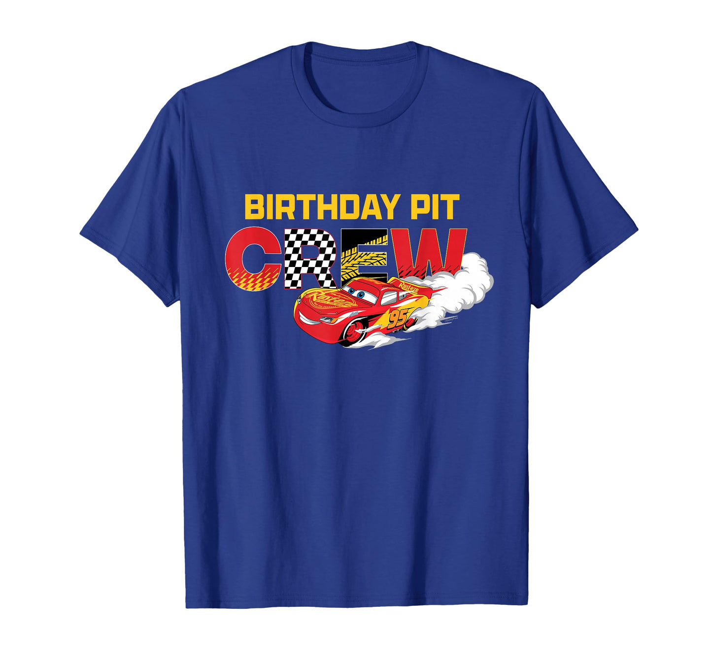 Disney & Pixar's Cars Birthday Pit Crew Lightning McQueen T-Shirt