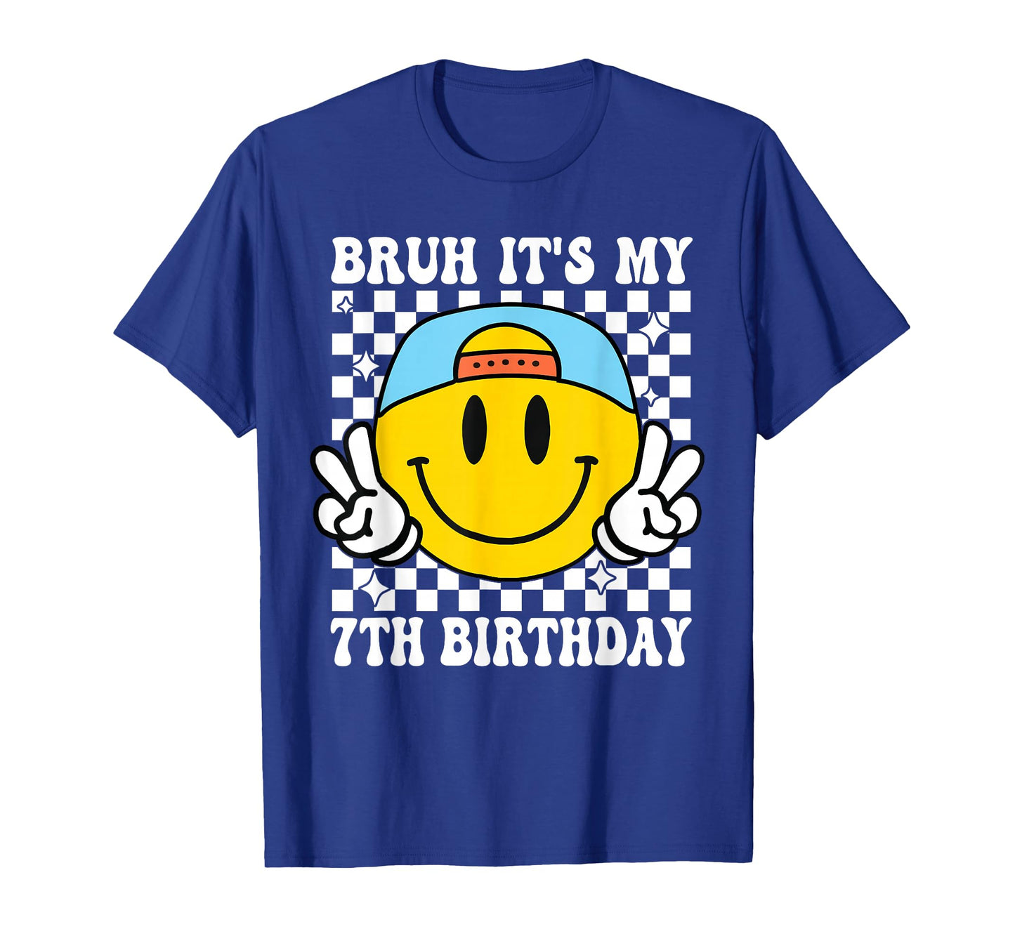 Bruh It's My 7th Birthday 7 Year Old Birthday Boys Girls T-Shirt
