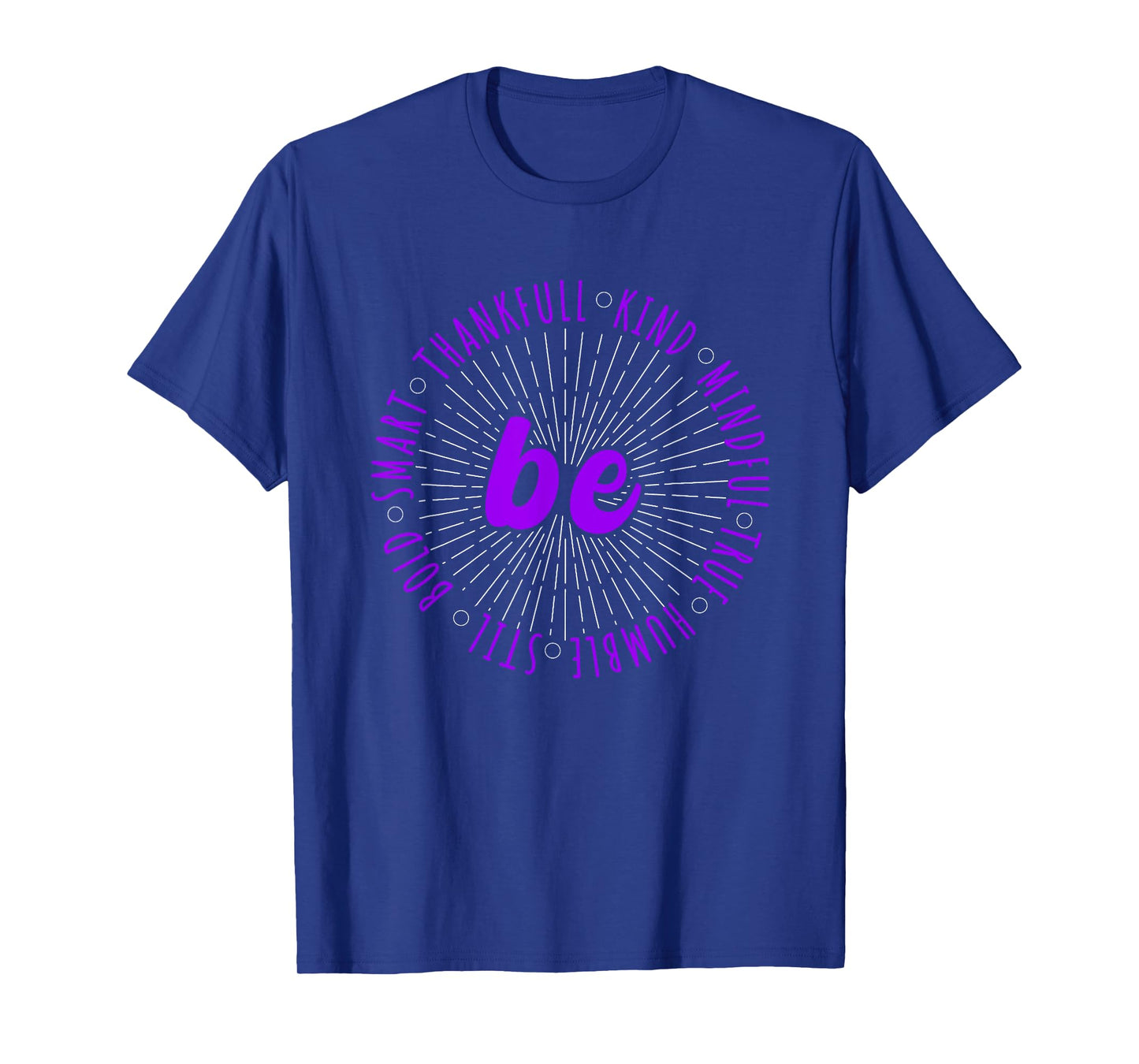 Purple Motivational Quote Positive Saying Life Slogan Purple T-Shirt