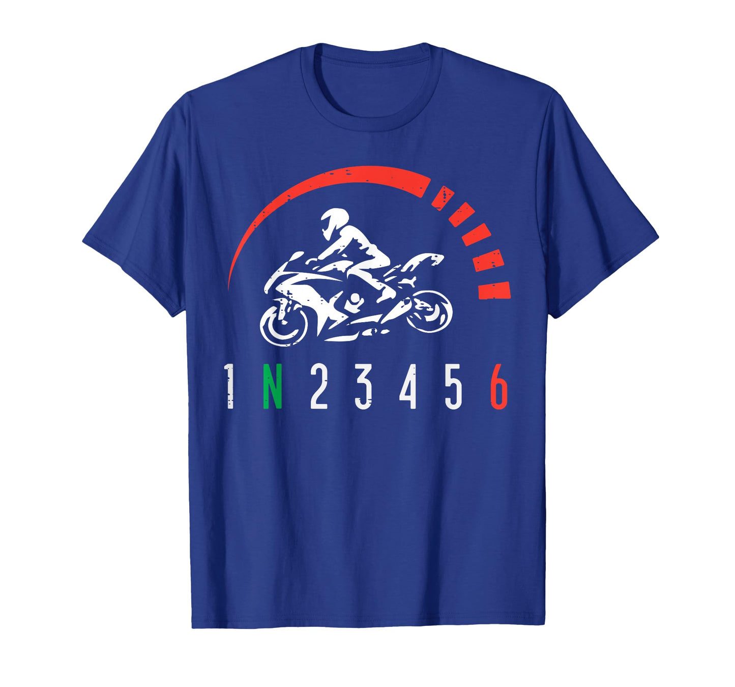 1N23456 Motorcycle Gear Shift Biker Motorbike Women Men Kids T-Shirt