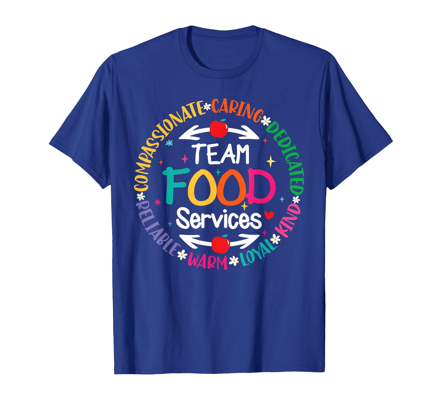 Food Services Back To School Cafeteria Crew Lunch Lady Team T-Shirt