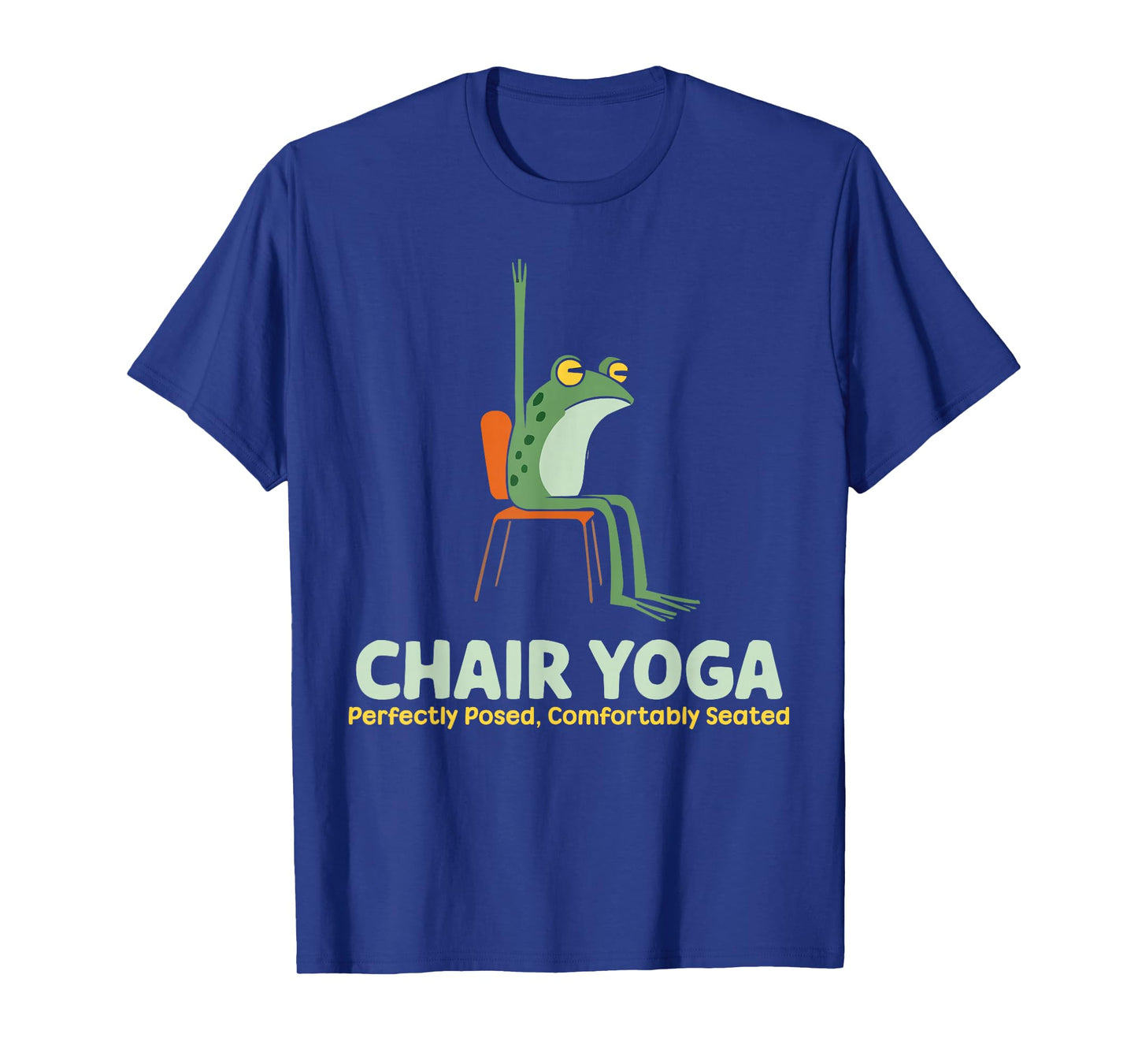 Chair Yoga Exercise Zen Fitness Workout Yoga Instructor T-Shirt