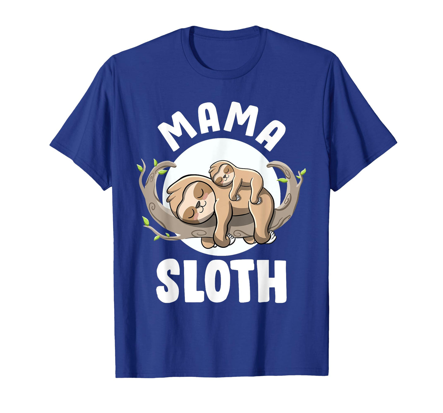Mama Sloth Cute Pregnancy Announcement Mom to be Sloth Mama T-Shirt