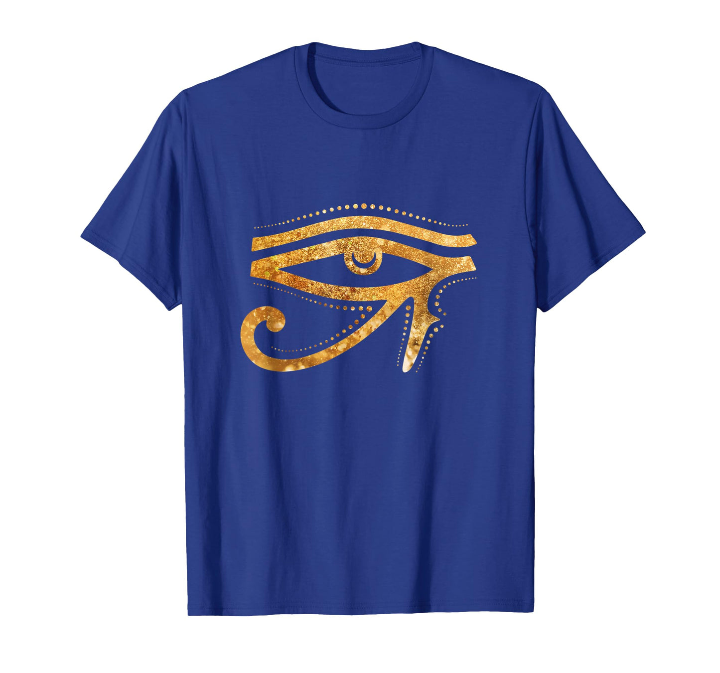Golden Eye Of Ra Egyptian Hieroglyph Pharao Esoteric T-Shirt