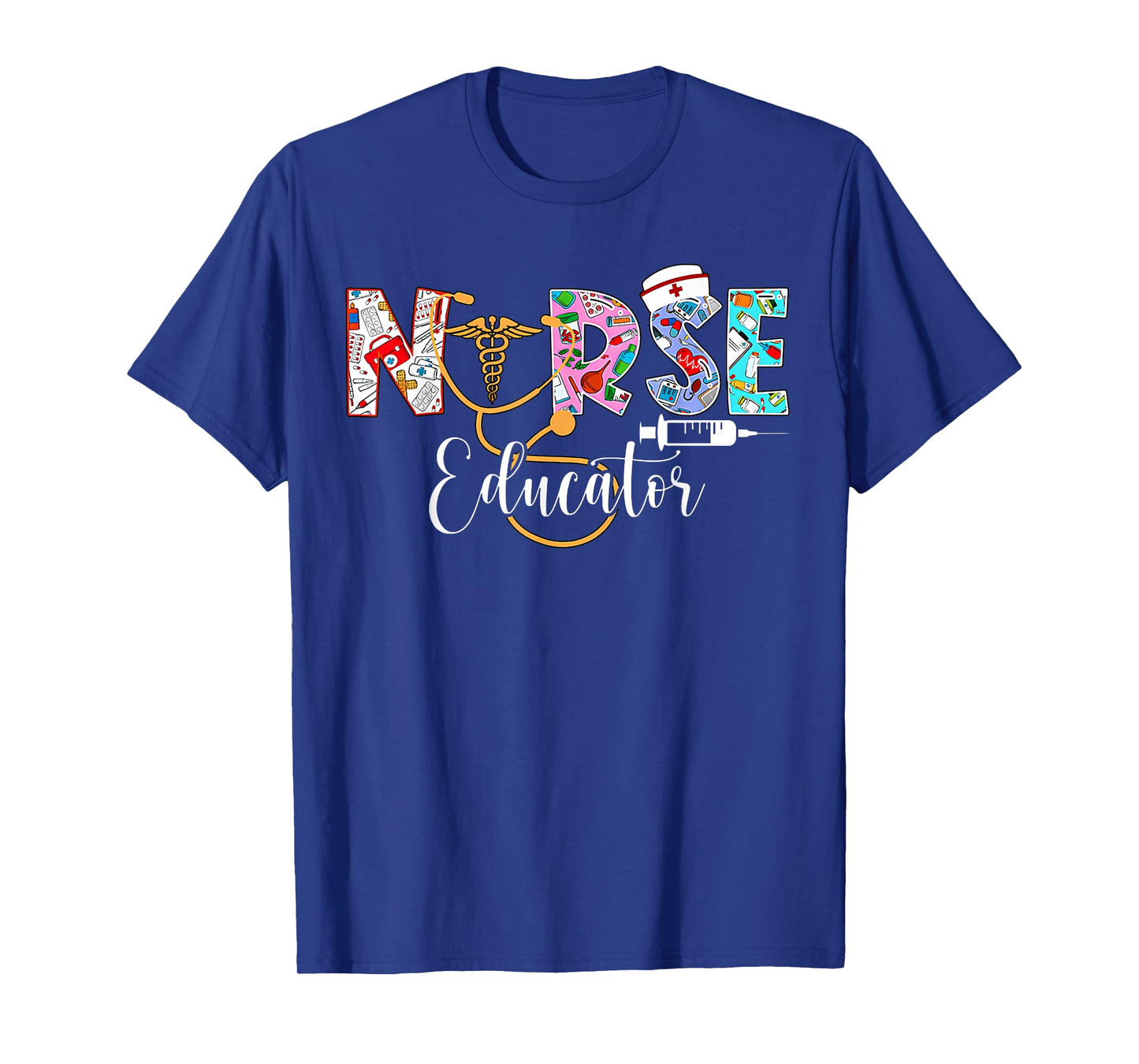 Nurse Educator Nursing School Instructor Stethoscope Nurse T-Shirt