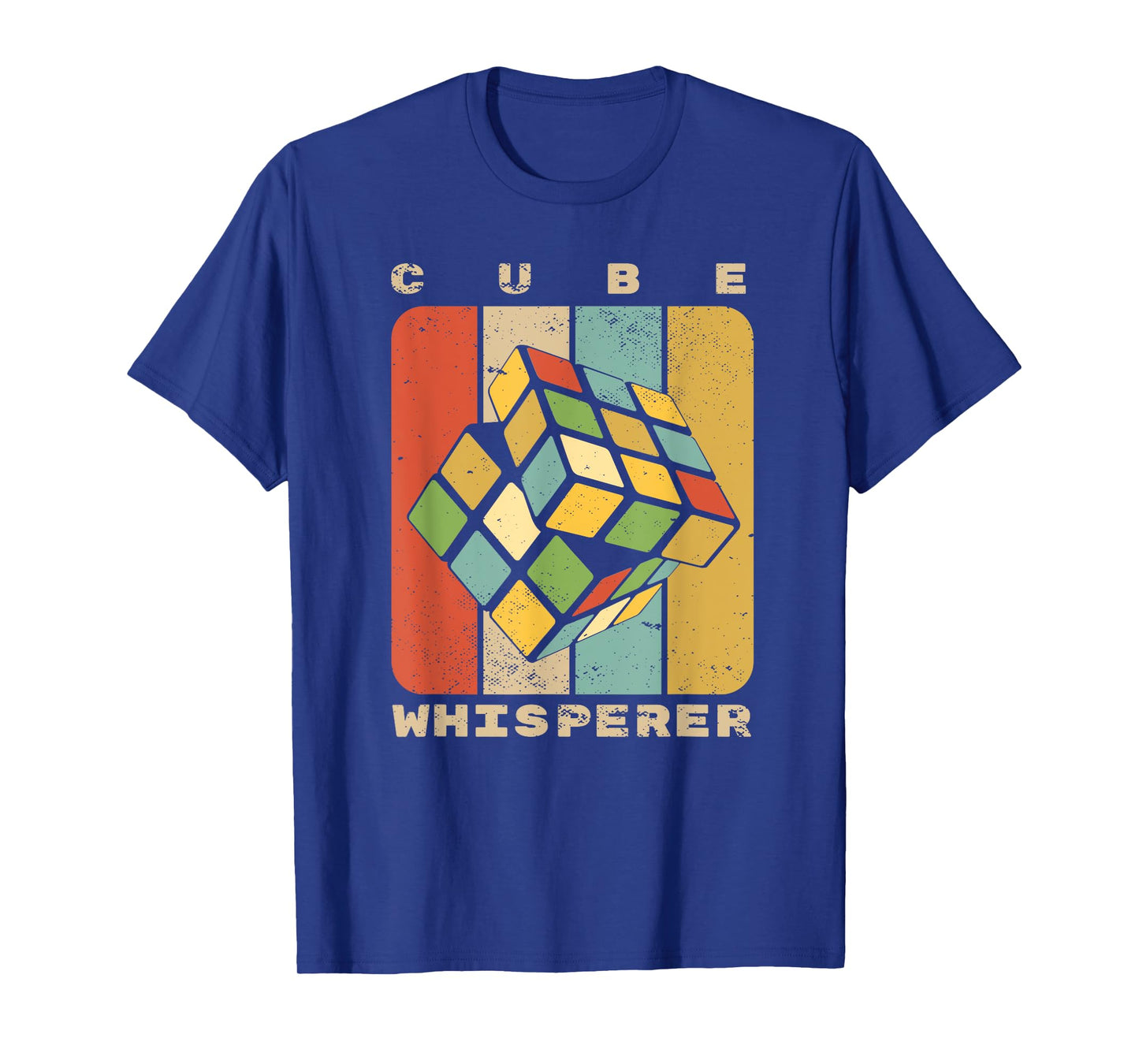 Puzzle Cube Whisperer Vintage Speed Cubing Youth Math T-Shirt