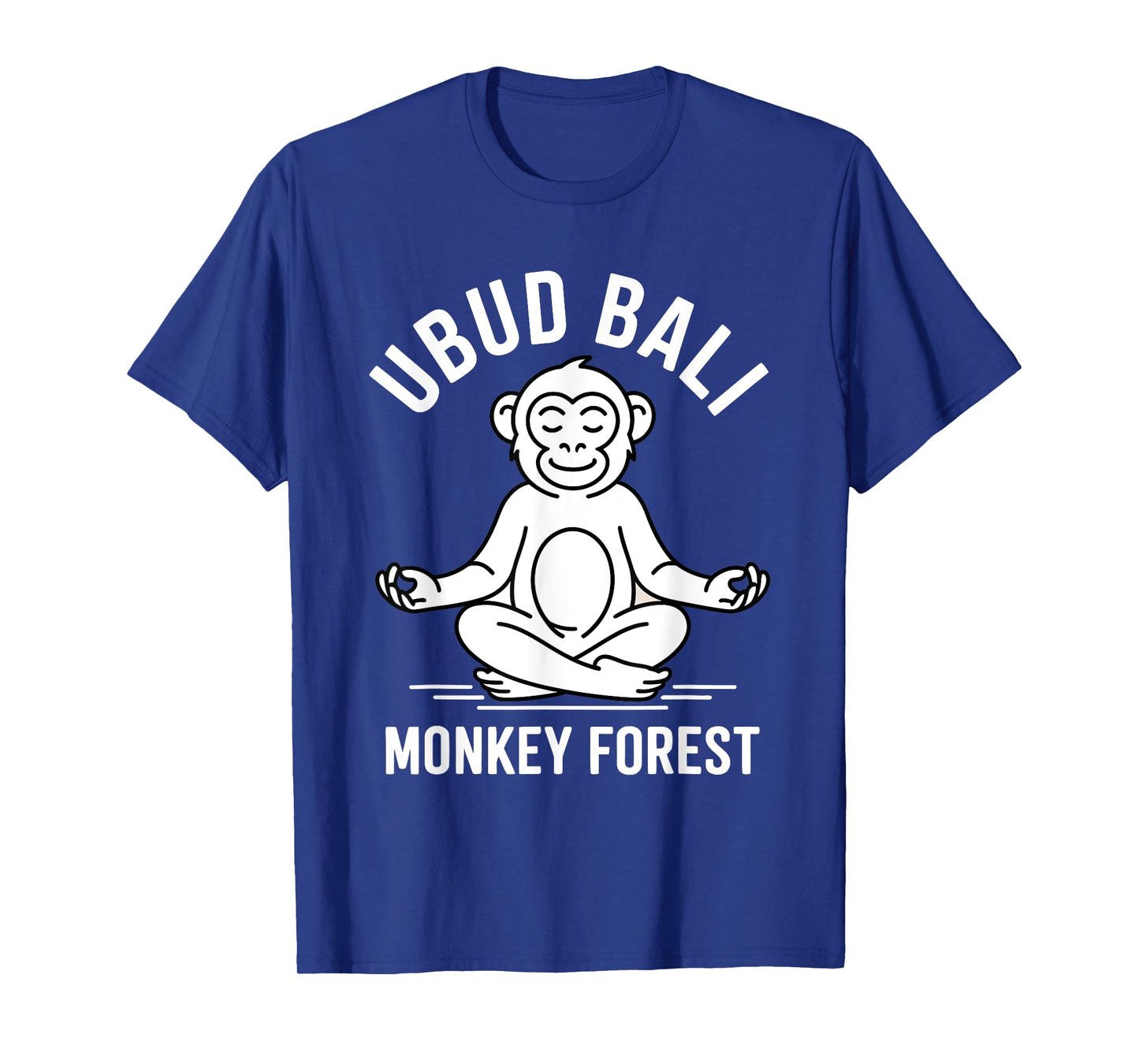 Yoga Lotus Monkey Forest Ubud Bali Souvenir T-Shirt