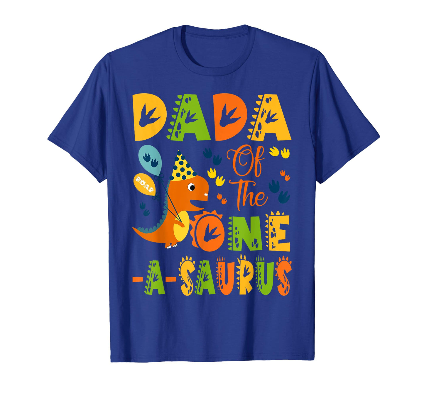 Dada of The One-A-Saurus 1St Birthday Dinosaur Party T-Shirt