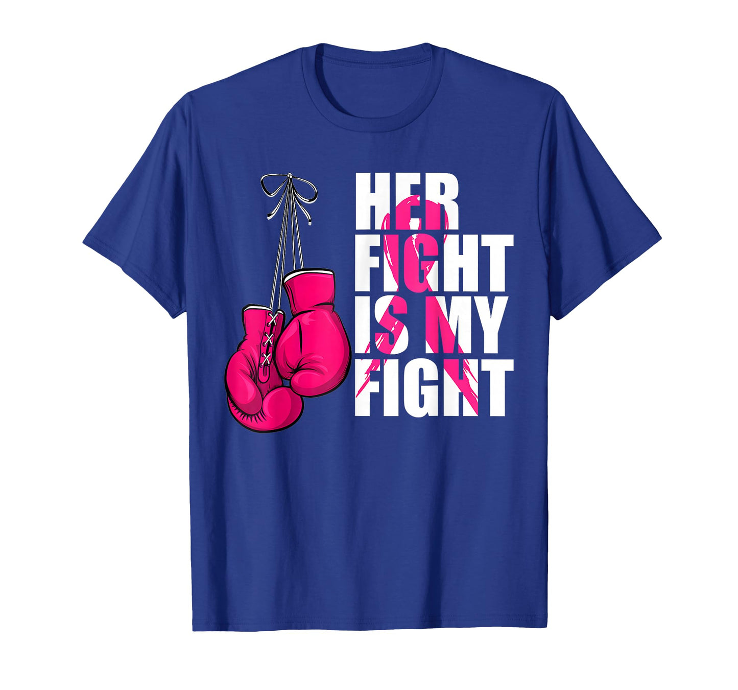 Breast Cancer Awareness Husband Support Squad T-Shirt