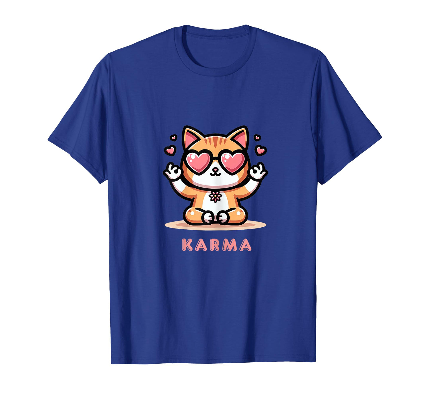 Karma Cat T-Shirt for Women Girls Kids