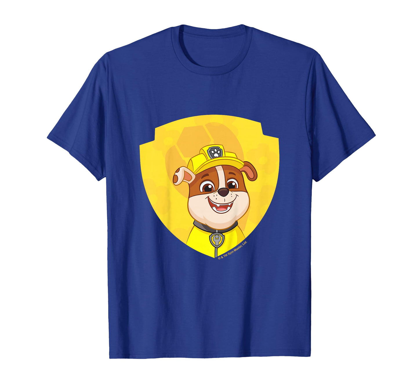 PAW Patrol Rubble Big Chest Shield Emblem T-Shirt
