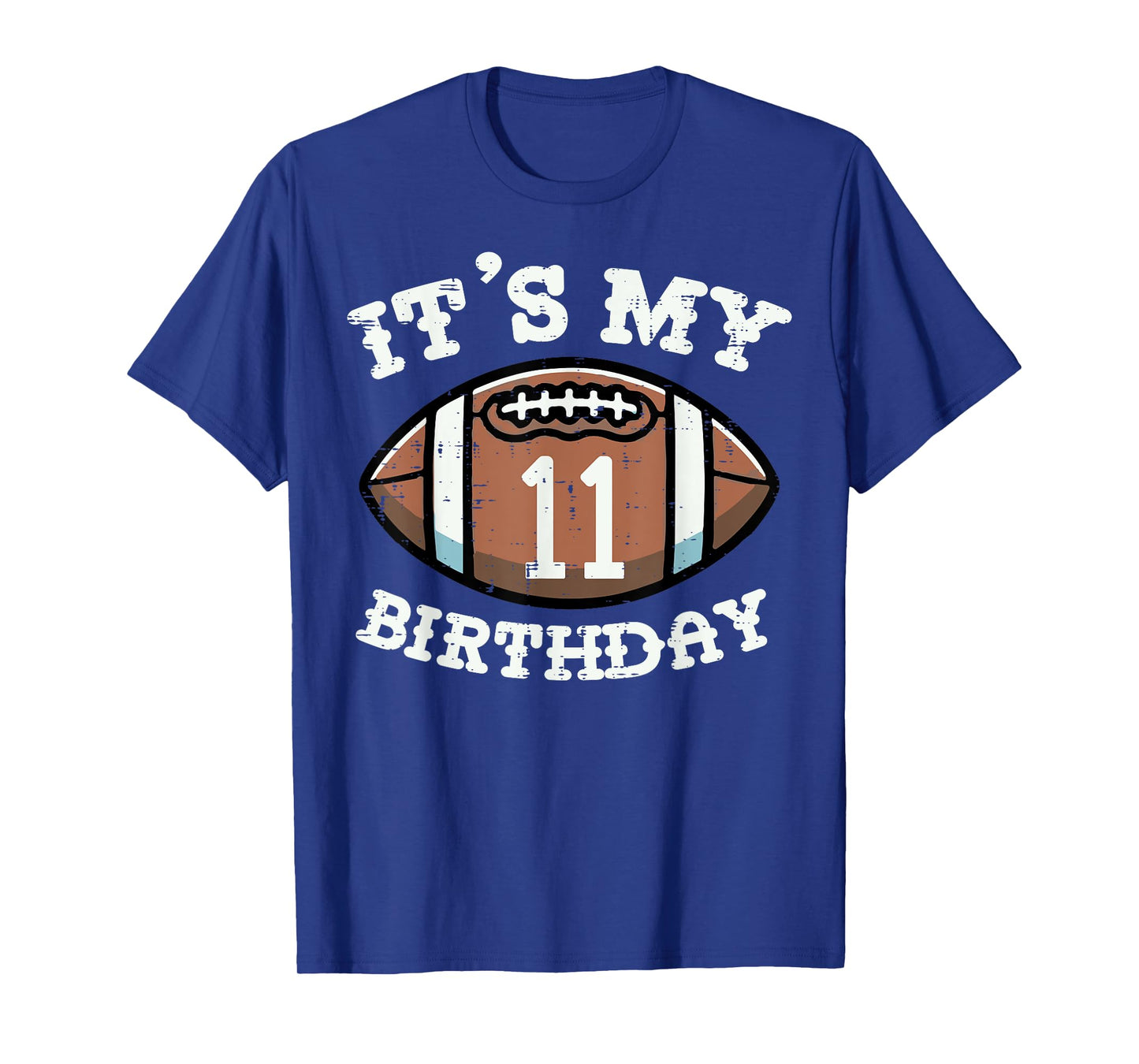 Its My 11th Birthday American Football 11 Year Old Bday Boys T-Shirt