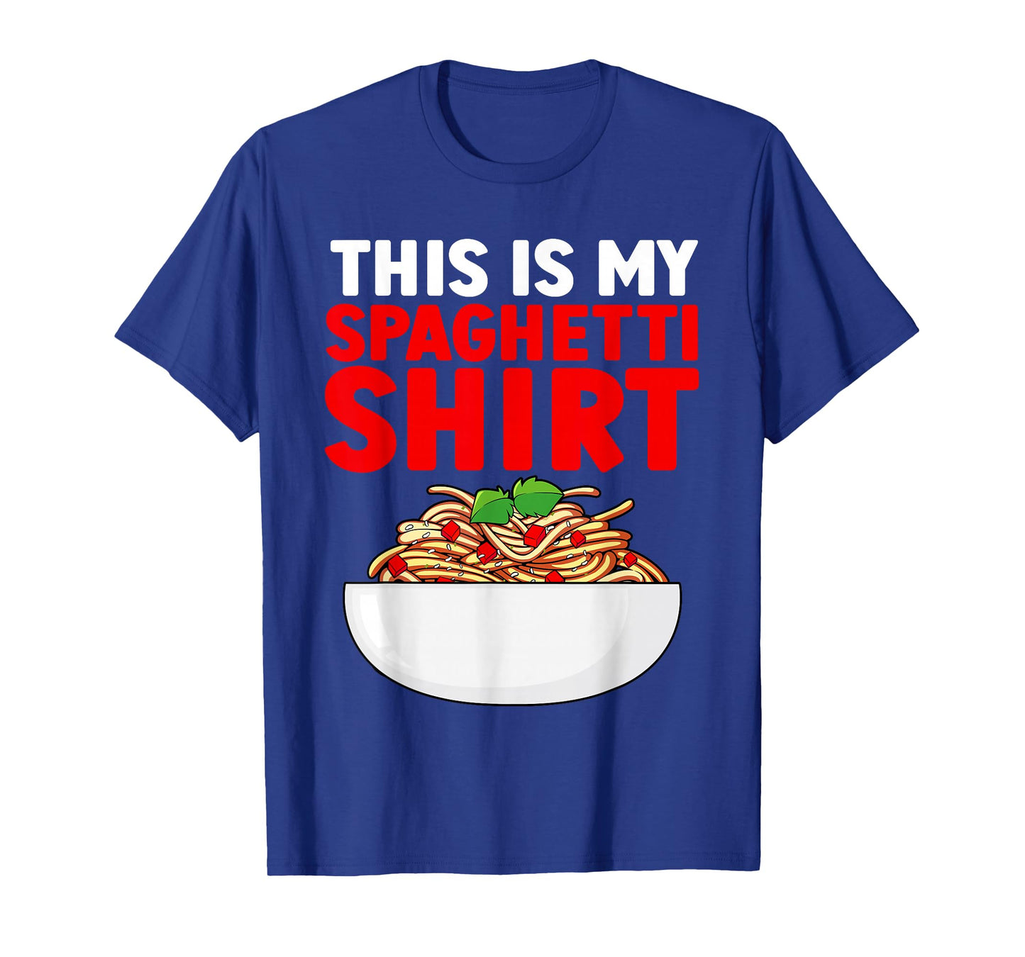 Cute Spaghetti Art For Men Women Kids Pasta Spaghetti Lover T-Shirt