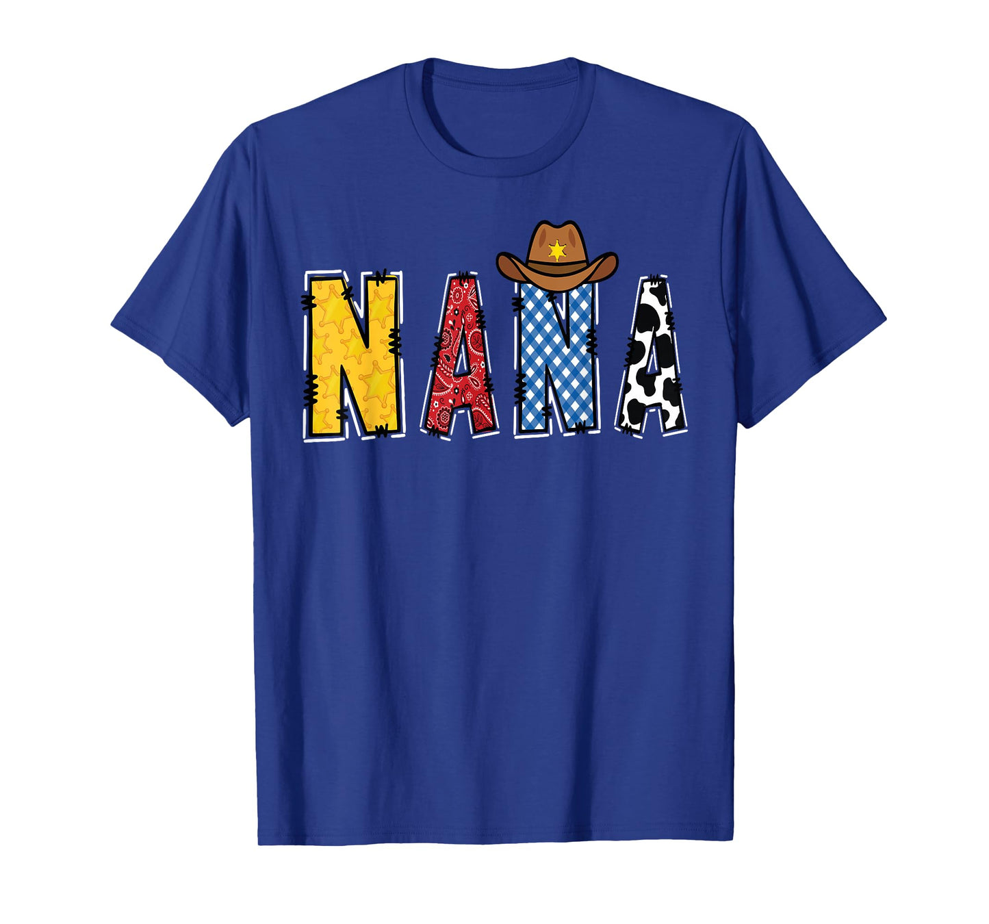 Cowboy Nana Western Rodeo Theme Kids Birthday Party T-Shirt