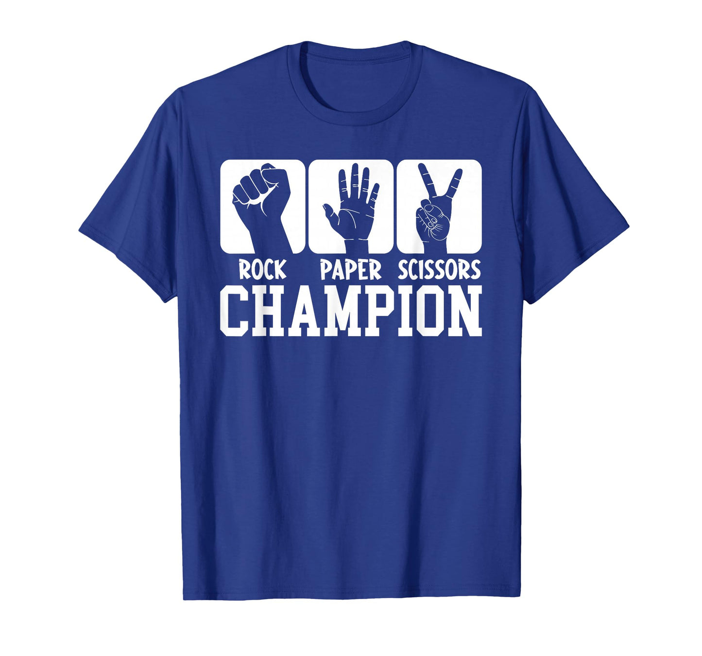 Funny Game Rock Paper Scissors Champion T-Shirt